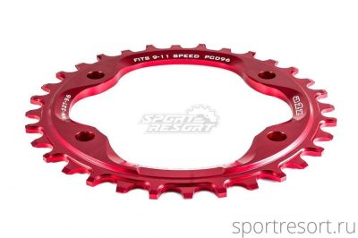 Звезда a2z Narrow-Wide BCD96 32T Red