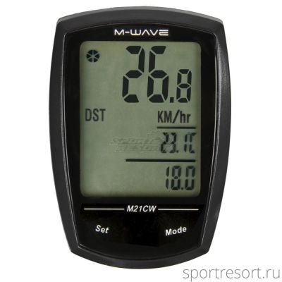 Велокомпьютер M-Wave M21W Bicycle Computer 244750
