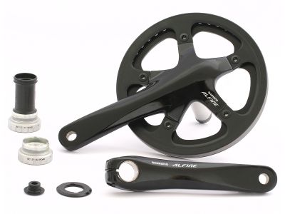 Система Shimano Alfine FC-S500 (39T, 170mm, защита) черная