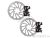 Комплект дисковых тормозов CLARKS CMD-21 Mechanical Disc Brake Set 