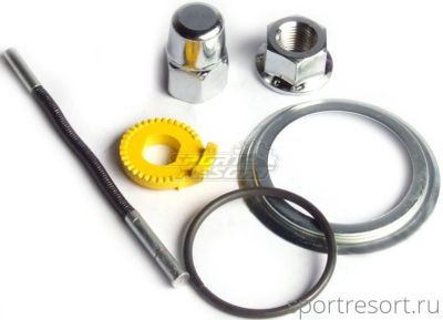 Установочный комплект для Shimano SG-3C41 (штырек 81.85мм, гайки фланцевая и колпачковая)
