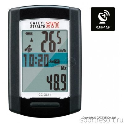 Велокомпьютер CatEye CC-GL51 Stealth evo+ GPS CE1603721