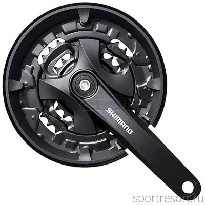 Система Shimano Altus FC-MT101 9ск (Квадрат, 44/32/22T, 170mm,защита) без упак
