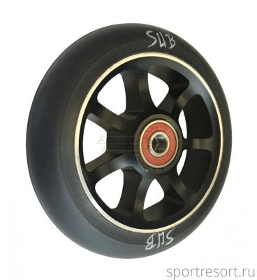 Колесо для трюкового самоката SUB ABEC9 110 мм алюминий черное (2)