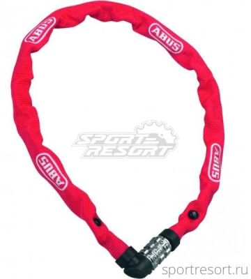 Велозамок ABUS 1200/60 Web цепь с кодом (красный) 563393