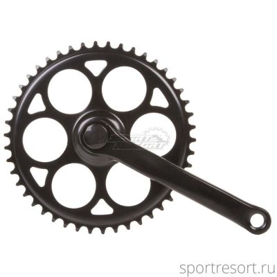 Система M-Wave BB Single Chainwheel Set 1/2х1/8 (46T, 170mm) черная