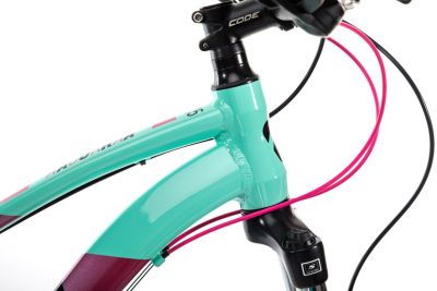 Велосипед Aspect Aura 27.5" (2021) 18" мятно-розовый Aura-27.5-2021-18" green/pink