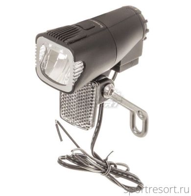 Фара передняя iLumenox VEGA 6V DYNAMO HEADLIGHT Black SS-L125M+SS-F01 Black