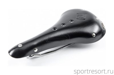 Седло Bear Bike OT-001 Черное Кожа