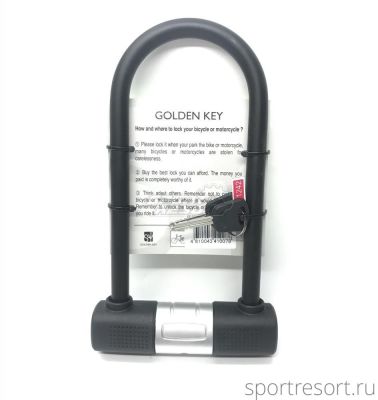 Велозамок GK U-Lock 140x245mm с ключом GK104.504