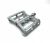 Педали RideRover K-239 Silver