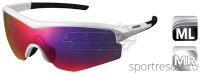 Велосипедные очки Shimano SPARK White Red ECESPRK1MLKW