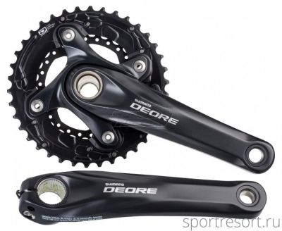 Система Shimano Deore FC-M615 10ск (40/28T, 170mm, черная)