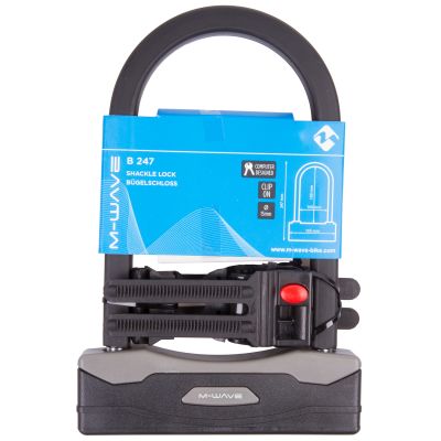Велозамок M-Wave B 247 shackle U-lock с ключом 5-234012