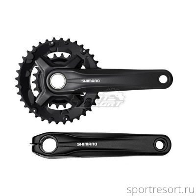 Система Shimano FC-MT210-2B 9ск (36/22T, 175mm, черная)