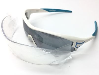 Велосипедные очки Catlike D'Lux White/Blue 615007