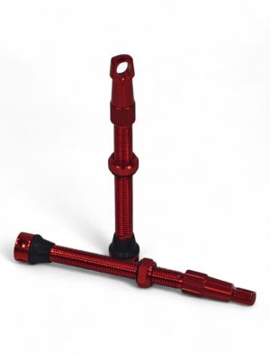 Ниппель для бескамерных колёс E2B F/V-40мм (красный)