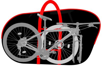 Чехол для велосипеда Veloangar №2 Синий с серыми элементами v2-blue-grey