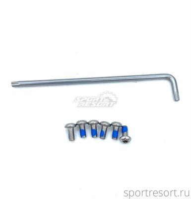 Болты для ротора a2z Star Rotor Bolts (6 штук) + ключ Т25