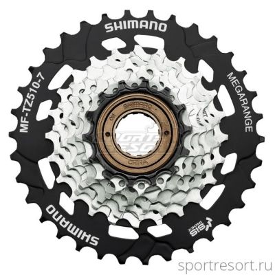 Трещотка Shimano MF-TZ510-7 (7ск, 14-34T)