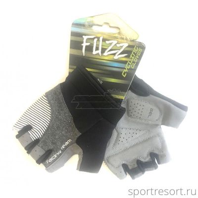 Велоперчатки FUZZ Racing Team D-Grip GEL (XXL) gray black 08-202306