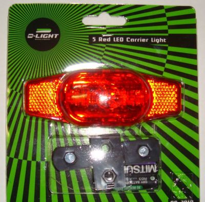 Велофонарь задний на багажник D-Light CG-201R CG-201R / 201R