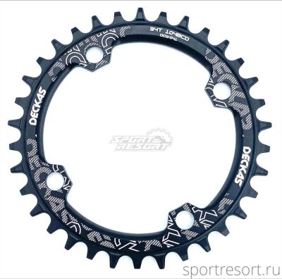 Звезда Deckas Narrow-Wide BCD104 34T Black