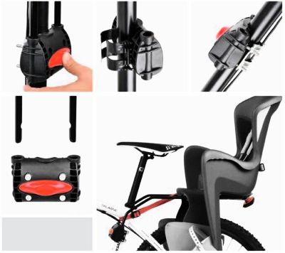 Велокресло Polisport Bilby FF Grey/Orange PLS8632000002