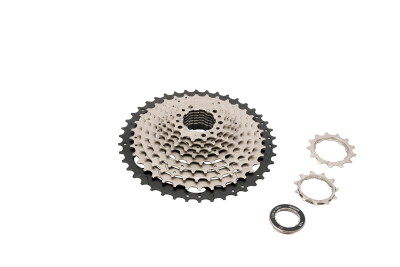 Кассета S-Ride CS-M400 (10ск, 11-46T) Silver/Ph Black