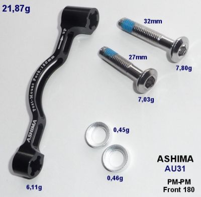 Адаптер Ashima AU-31 P/P F180 Black