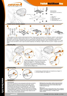 Велосумка на багажник IBERA IB-BA18 IB-BA18
