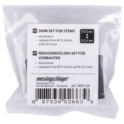 Переходник для руля 25.4-31.8 мм M-Wave Shims Set