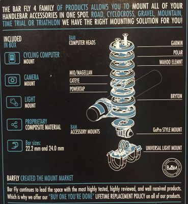Крепеж на руль Bar Fly 4 TT - Time Trial/Tri Mount 4TTB-175