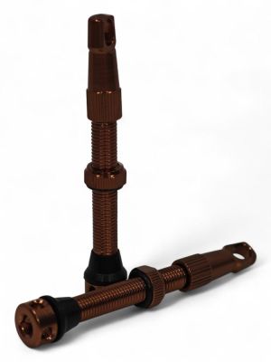 Ниппель для бескамерных колёс E2B F/V-34мм (коричневый)