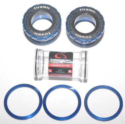 Каретка Token TK877TBT Ceramic MTB/Road Blue