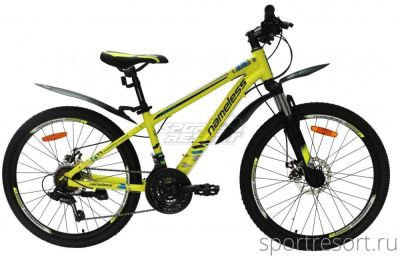 Велосипед Nameless J4200D 24" желтый/синий 2023 Nameless J4200D 24"