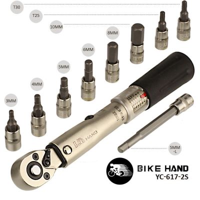 Динамометрический ключ Bikehand YC-617-2S + набор головок YC-617-2S