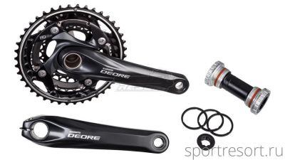 Система Shimano Deore FC-M610 10ск (42/32/24T, 170mm, черный)
