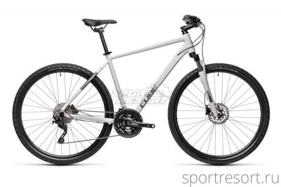 Велосипед Cube Nature Pro 28 (700") (2021) 50см серый Nature-Pro-28-2021-50 grey'n'iridium