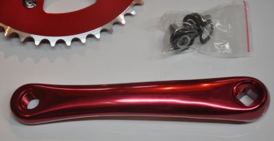 Шатуны SHUN SHING SS-8101 (44T/170mm) Red