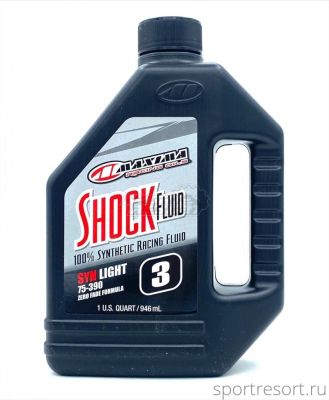 Масло вилочное Maxima Syntetic Racing Shock Fluid Light 75/390 3WT 945ml 50-57901