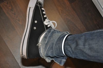 Браслет-защита от цепи на брюки (светоотражающий) CSA-1202R