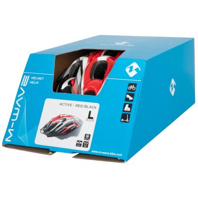Велосипедный шлем M-Wave Active Red Bicycle Helmet (L - 58-61cm) 731035