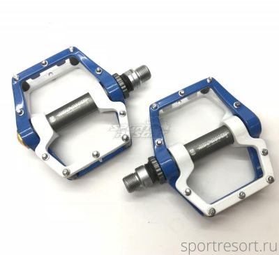 Педали RideRover 32С Anti-shock System Blue/White