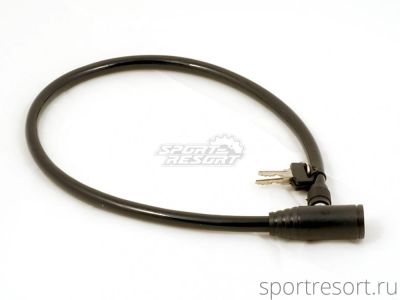 Велозамок Author 6х600 мм с ключами (черный) 8-17062001