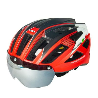 Велосипедный шлем Promend City TK-12H22N BLK/RED (56-62см) TK-12H22NBR-L