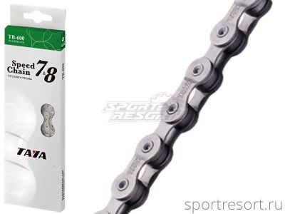 Цепь Taya TB-600 GST (8ск,116зв) Ti-Gray