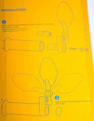 Зеркало в руль SunnyWhell SW-BM-111 Black SW-BM-111 black