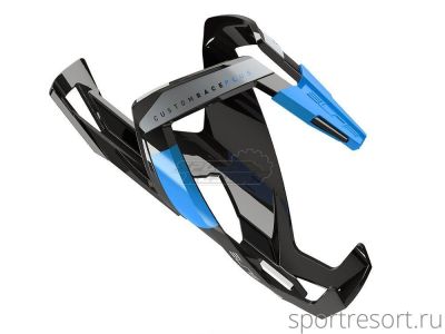 Флягодержатель Elite Custom Race Plus (черный с синим) EL0140634