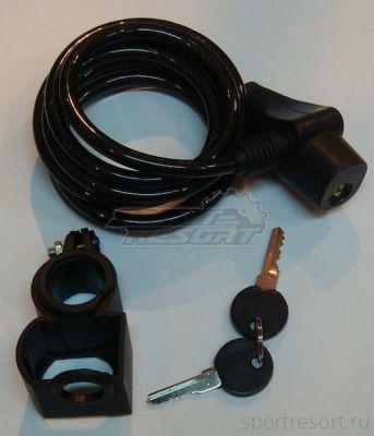 Велозамок Ventura 8х1800 мм с ключом AM0146